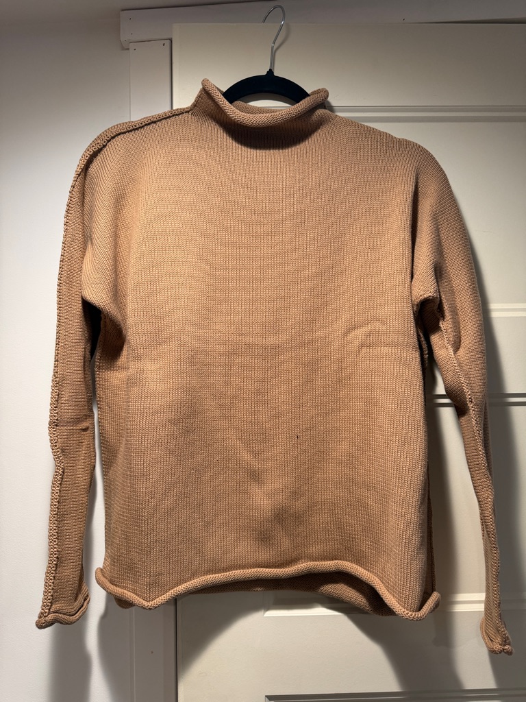 Frank & Eileen Women's Turtleneck Sweater In Camel